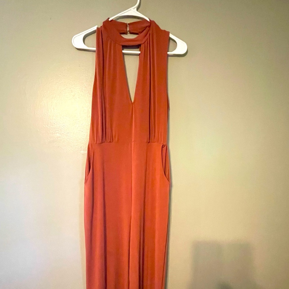 Women's jumpsuit L wide leg